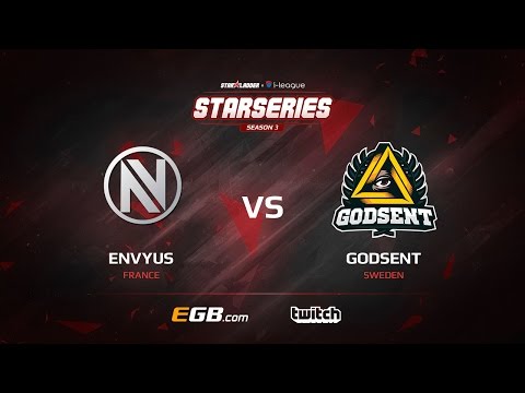 [EN] EnVyUs vs GODSENT, map 2 train, SL i-League StarSeries Season 3 Europe Qualifier