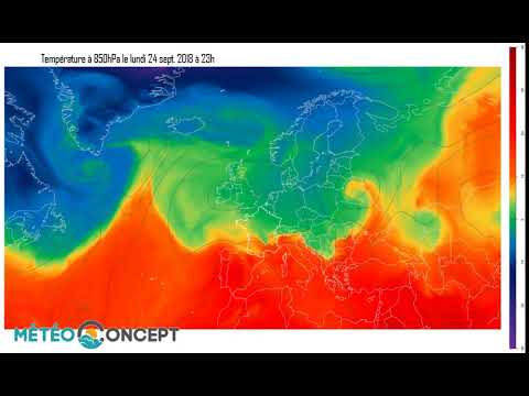 Illustration de l'actualité Fraîcheur automnale puis douceur, puis chaleur estivale en milieu de semaine prochaine!