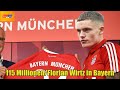 Florian Wirtz wechselte offiziell mit einem 5-Jahres-Vertrag zum FC Bayern München