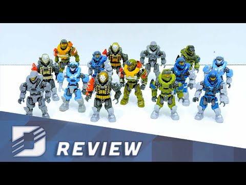Mega Construx Halo Comparison: Halo Heroes Noble Team VS Falcon Sweep Noble Team