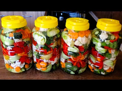 Homemade Colorful Pickle. Juicy and Crispy!