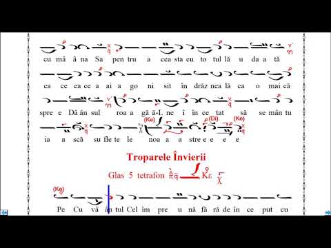 Troparele (Glasul 5), Anastasimatar V. Ojog - versiune instrumentală (Melodos) - clip 5
