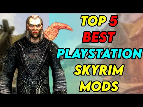 Top 5 BEST PlayStation Skyrim Mods of The Week! | Snow Elf Race, Resurrection, & More!