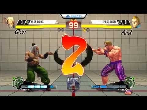 VS ON BigFool (Gen) vs Epic GG Onisan (Abel) - EVO 2015 USF4 Pools - 720p/60fps