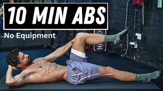 10 Min Complete ABS Workout At Home | No Equipment | Rowan Row