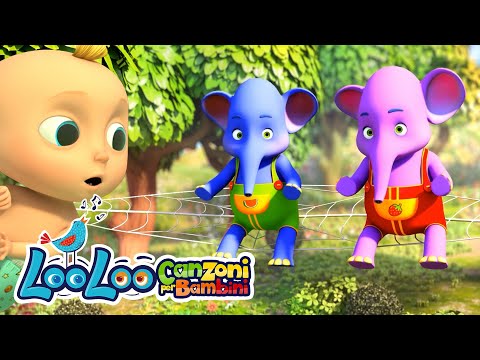 Un elefante si dondolava 🐘 Impara i numeri - Uno, Due Tre! Canzoni per bimbi di LooLoo Canzoni
