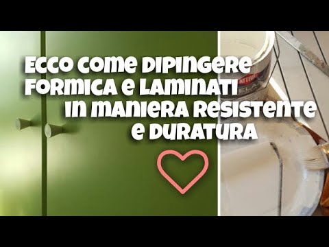 How to paint and restyle Formica or laminate furniture