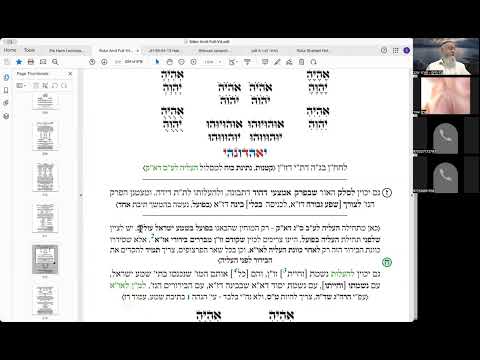 הרב יואל חקון - תפילה תשפ״ה - שיעור 085 - ק״ש בסידור - אחד.