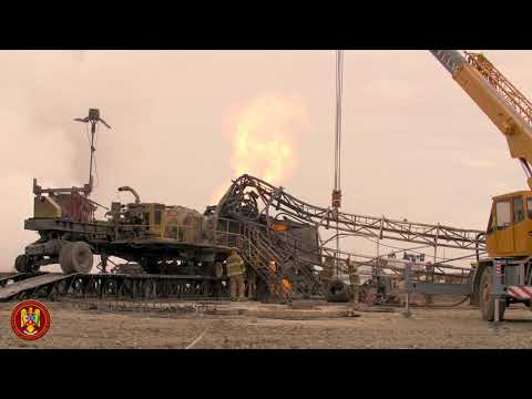 Incendiu Sonda Gaz Moftin 27 12 2017 4K