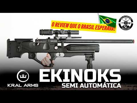 O Review Mais Aguardado do Brasil! KRAL EKINOKS S SEMI AUTO 5.5mm