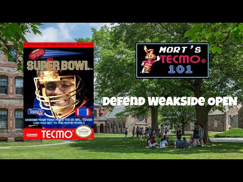 Mort’s Tecmo 101 Video Series - Defend Weakside Open