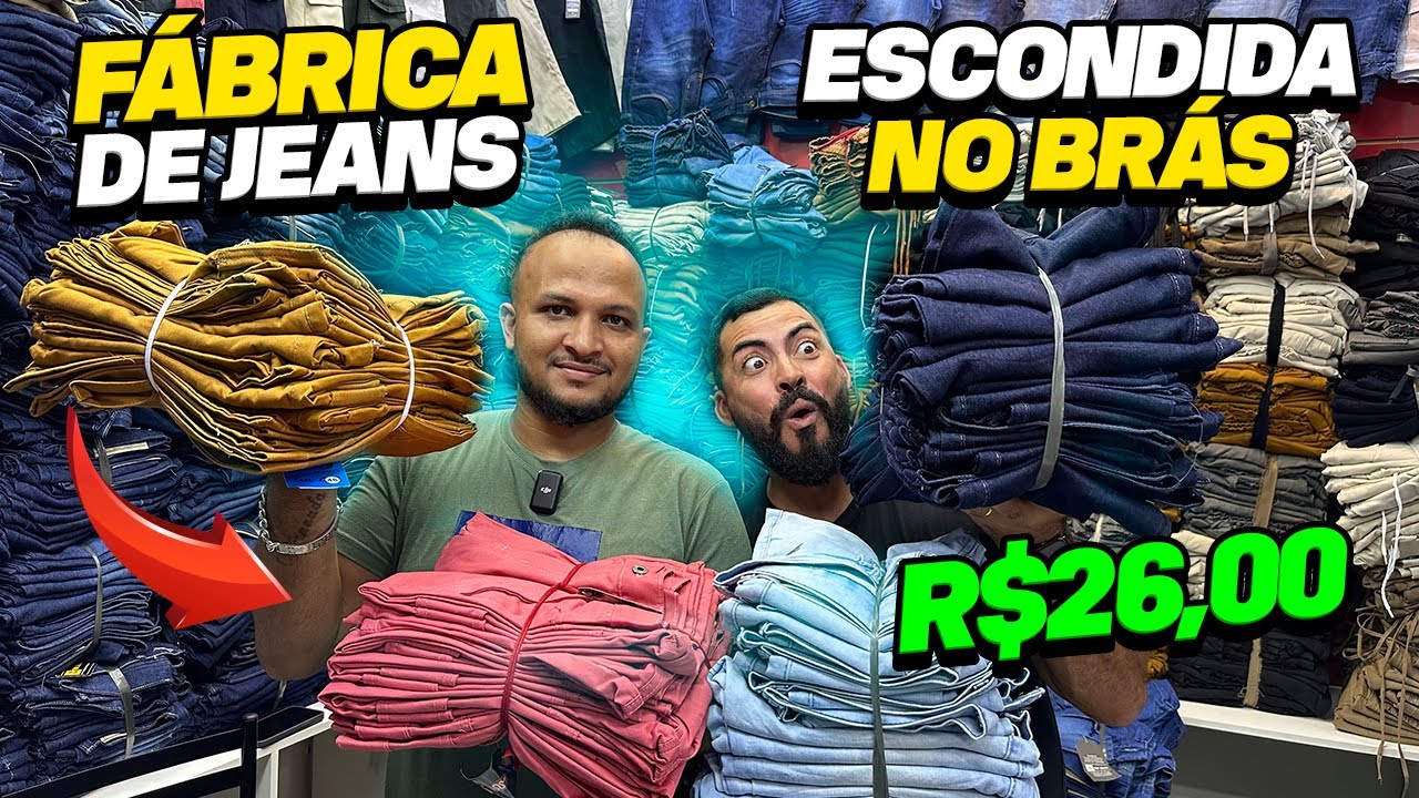 VOLTEI NA FÁBRICA DE JEANS PREMIUM DO BRÁS MUITO BARATO PRA REVENDER(TEM PROMOÇÃO ESPECIAL)