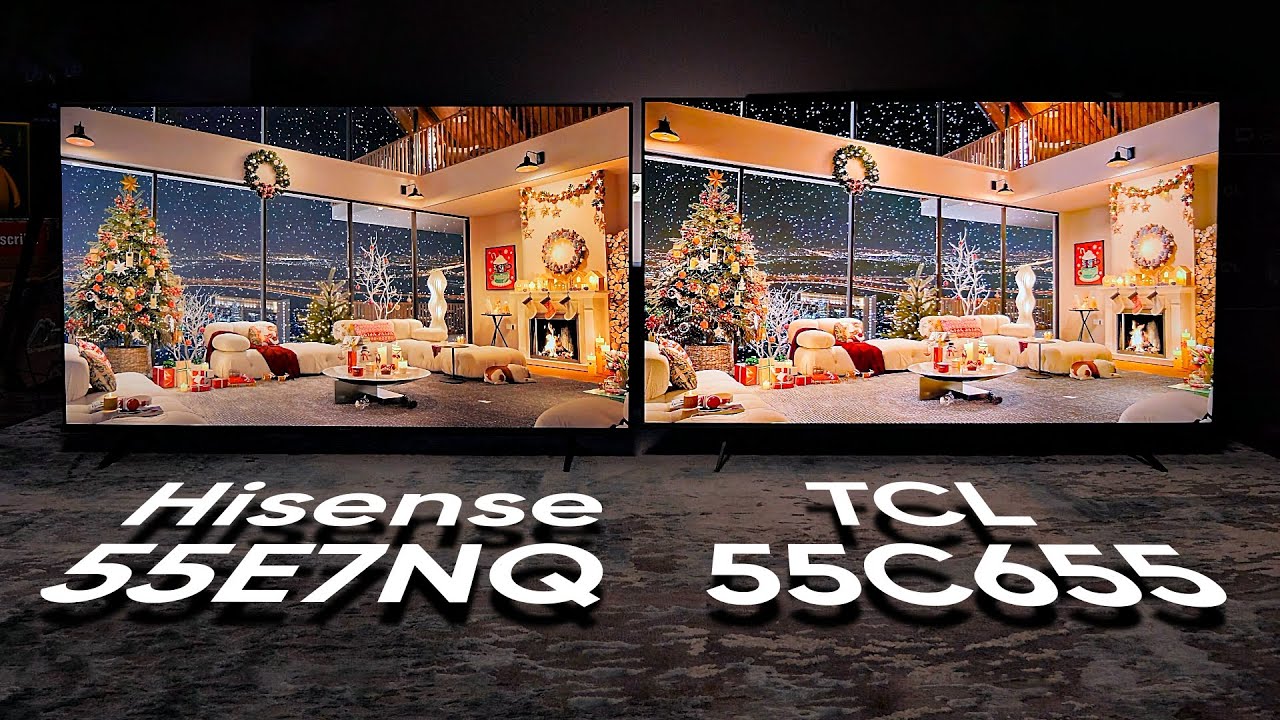 Телевизор Hisense QLED 55" 55E7NQ video preview