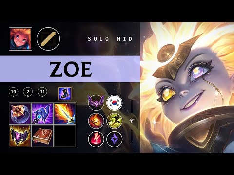 Zoe Mid vs Cassiopeia - KR Master Patch 26.01