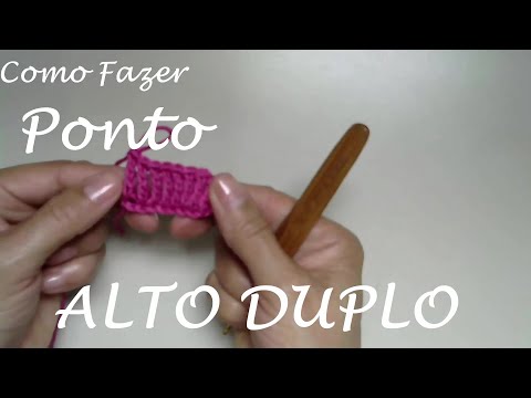 How to Make Double High Point in Crochet