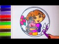 Dora The Explorer Dora Дора Coloring For Children