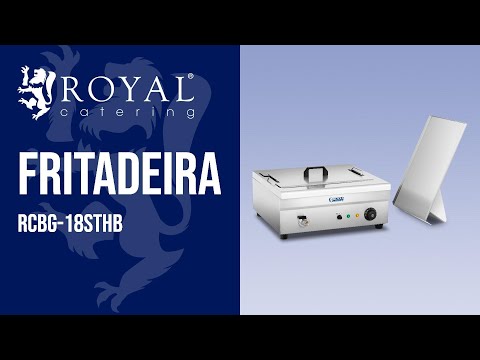 vídeo - Fritadeira - 18 l - 3200 W - zona fria
