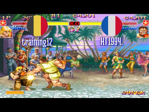 FT5 @ssf2xjr1: training12 (BE) vs HT1994. (FR) [Super SF II X ssf2x ssf2 Fightcade] Sep 18