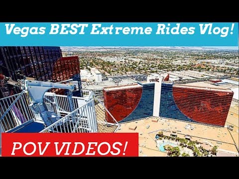 Top (3) SCARIEST RIDES in LAS VEGAS! 2020 EXTREME Thrill Rides Vlog!