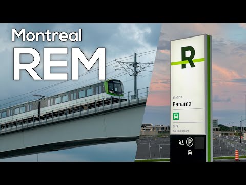The World's Newest Metro is Here! | Montreal REM