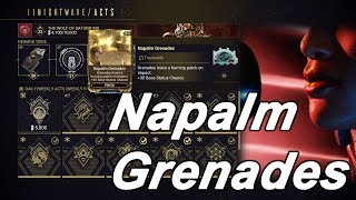 Warframe | Napalm Grenades | Nightwave