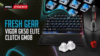 Video 1 of Product MSI VIGOR GK50 ELITE Mechanical Gaming Keyboard