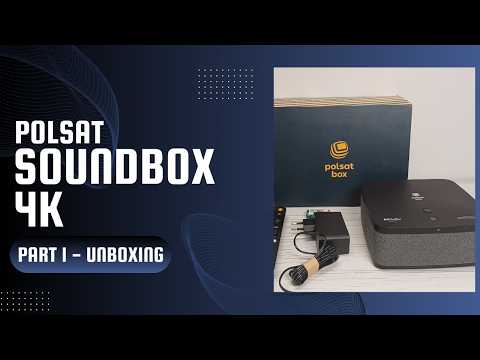 Dekoder polsat soundbox 4K  - recenzja dekodera - cz.1 unboxing