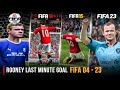Wayne Rooney Last Minute Goal In Every FIFA | 04 - 23 |