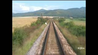 preview picture of video 'Train: Trenčín - Chynorany, in driver cab. video 2'