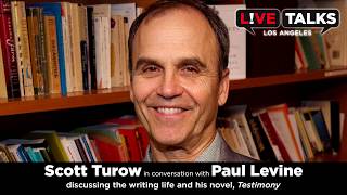 Scott Turow in conversation with Paul Levine at Live Talks Los Angeles