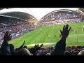 Leeds Fans At Full Time After Their 6th Win On The Bounce