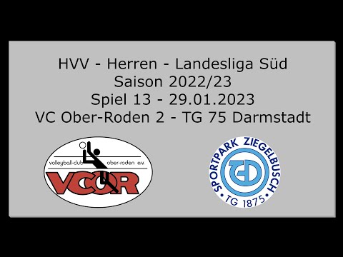 HVV - Herren - Saison 22/23 - Landesliga Süd - Spiel 13 - VC Ober-Roden 2 - TG 75 Darmstadt