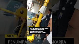 Download lagu Viral! Penumpang Transjakarta Diturunkan Petugas gegara Bau Badan, Endingnya Minta Maaf mp3