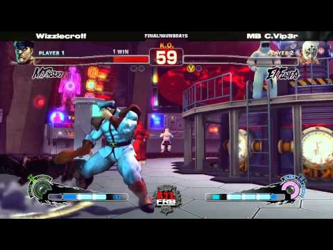 ATL FinalRoundBats SSF4:AE2012 Wizzlecroff vs Vip3r