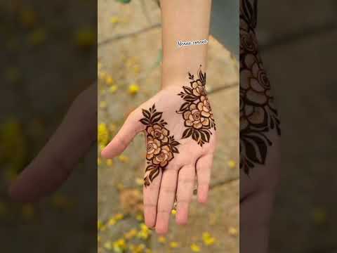 Beautiful gulf Mehndi design |dubai mehndi art#shorts#mehndi