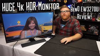 Video thumbnail for The BenQ EW3270U is a HUGE all around good monitor! by Timmy Joe PC Tech