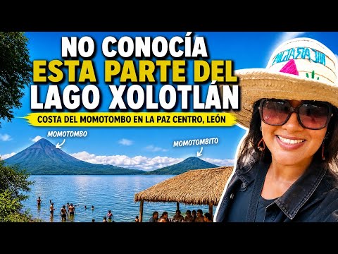 Se puede BAÑAR  en esta parte del LAGO XOLOTLÁN 🏝️???  COSTA DEL MOMOTOMBO, León🌋🌊