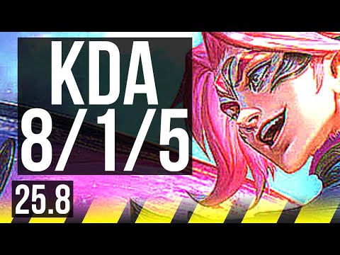 EZREAL & Karma vs KOG'MAW & Soraka (ADC) | 8/1/5 | KR Master | 25.8