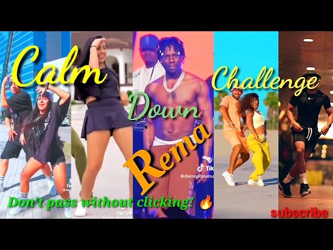 CALM DOWN Dance Challenge🔥 - REMA//Tiktok Trend #compilation #trending #dance