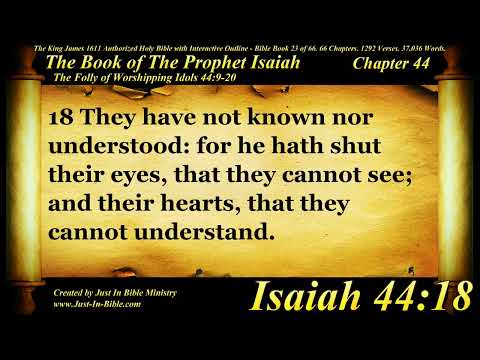Prophet Isaiah 43-49 KJV, KJB - Holy Bible Book #23 - HD Audio Text Read Along Narration 2