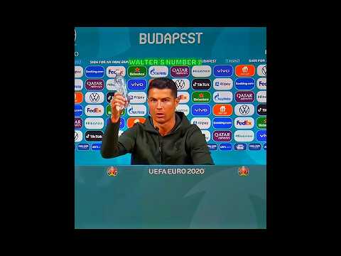 Ronaldo vs coca cola #shorts #football