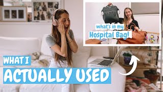 WHAT I ACTUALLY USED IN MY HOSPITAL BAG || New Zealand Hospital