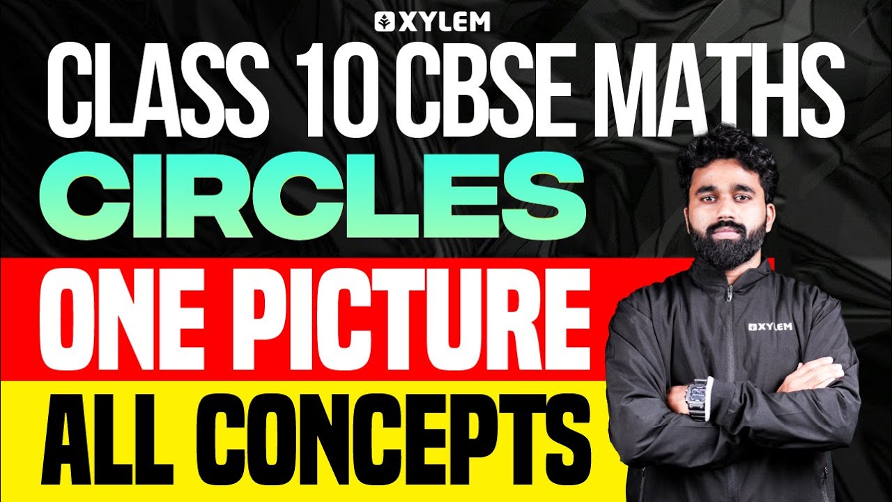 Class 10 CBSE Maths | Circles / One Pictures All Concepts | Xylem Class 10 CBSE
