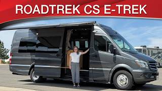 A preview image of the linked video showcasing 2018 Roadtrek CS E-Trek