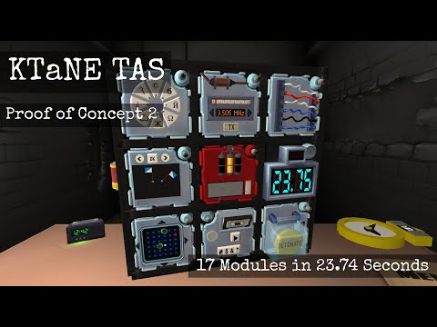 Keep Talking and Nobody Explodes Tool Assisted Speedrun (KTaNE TAS) Proof of Concept 2 (17 in 23.74)