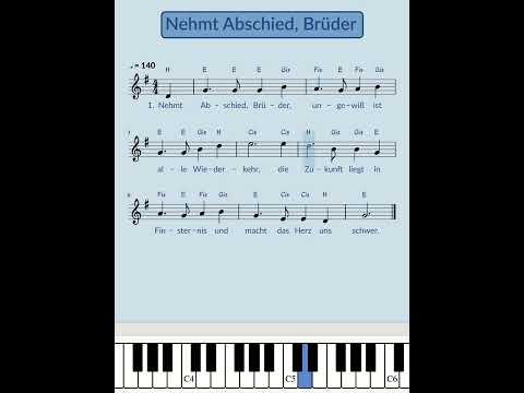 Nehmt Abschied Brüder - Robert Burns