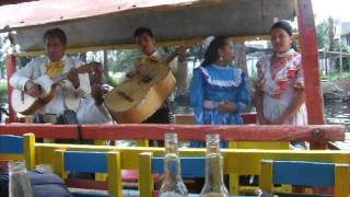 preview picture of video 'Lake Xochimilco singing in Mexico City'