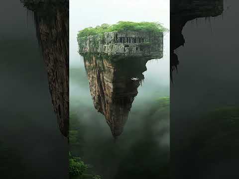 传说中的天庭囚牢，专门囚禁犯了天条的天神，当年，七仙女就被囚禁在此#带你走进画里 #唯美意境 #风景 #人间仙凡界 #一不小心就误入仙境了 #ai #travel #nature