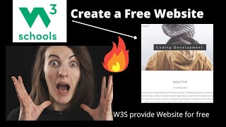 W3school provide free website | Create a website for free w3s