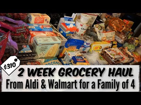 Over Budget Walmart Grocery Pick Up & Aldi Haul // 06.24.2019